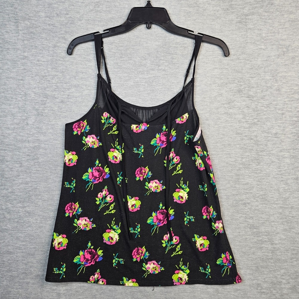 Betsery Johnson Women's Floral Sleeveless Tank Top Size M